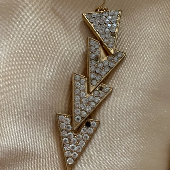 Triangle Earrings - Picture 3 of 4